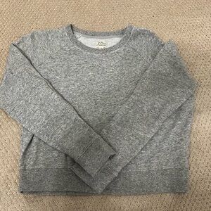 J. Crew Terry Gray Crewneck Sweatshirt